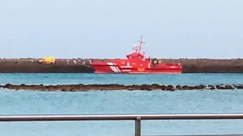 Imagen de archivo de la llegada de otra embarcación a Arrecife