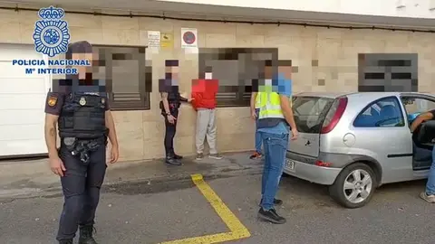 Operación de la Policía Nacional en Arrecife.