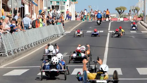 Imagen de ediciones anteriores en la Vuelta Playa Blanca Handbike.