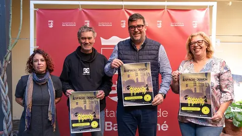 Presentaciòn de la tercera edición del proyecto Espacio Joven.
