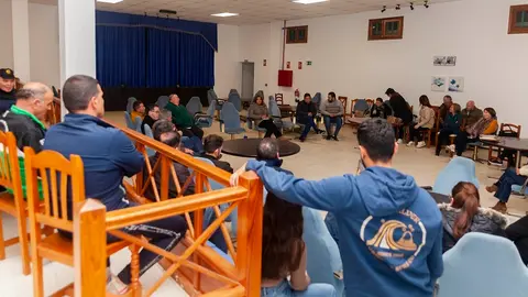 Reunión de Olivia Duque con los vecinos de Los Valles.