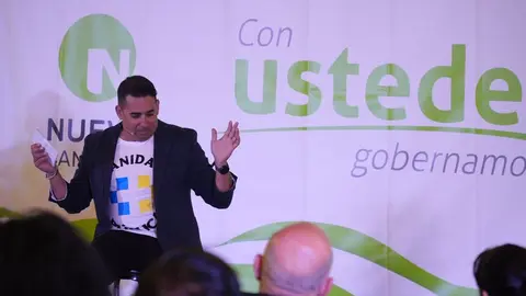 Imagen de Yoné Caraballo durante su presentación
