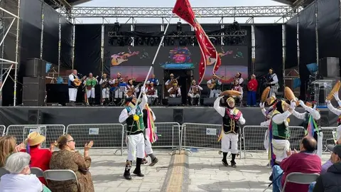 Imagen de archivo de una actuación de los Buches en Arrecife.