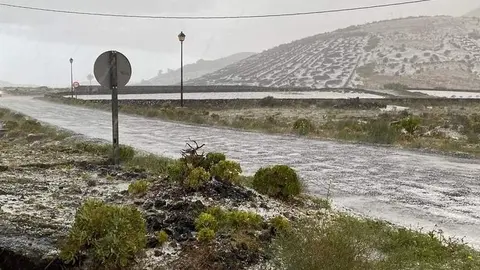 Imagen de una de las zonas afectadas por el granizo recientemente.