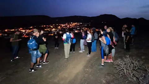 Jornada de senderismo organizada por el Cabildo.