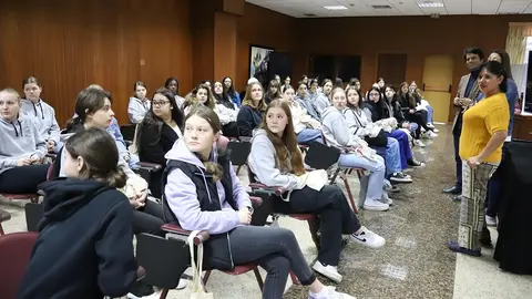 Imagen de los jovenes del Städtische Real Schule Roseheim de Baviera.