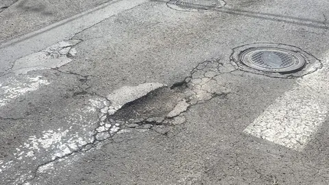 Imagen del estado de las carreteras de Titerroy.