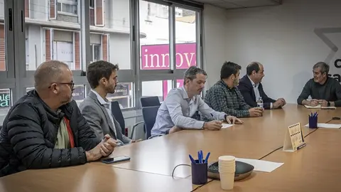Reunión controladores aéreos con Fernando Clavijo.