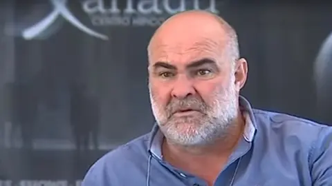 Antonio Navarro Tacoronte en una de las entrevistas que ha concedido en estos días. 