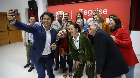 Componentes del comité local del PSOE en Teguise.