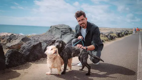 Jeziel Martín en Playa Honda.