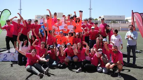 Imagen de los participantes en las Olimpiadas Adaptadas