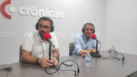 Echedey Eugenio y José Montelongo en Crónicas Radio.
