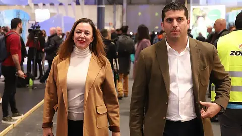 María Dolores Corujo y Benjamin Perdomo.