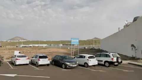 Imagen de la zona industrial de Playa Honda. 