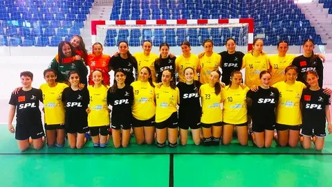 Equipos cadetes del CB Lanzarote Puerto del Carmen