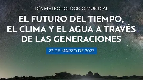 Cartel del Día Meteorológico Mundial.