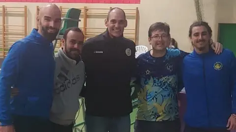 Componentes de Lanzarote Raqueta Club en Valladolid.