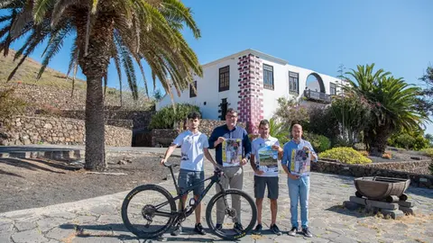 Presentación de la jornada de MTB en San Bartolomé.