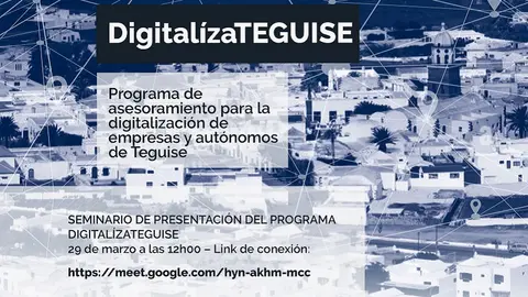 Cartel de DigitalizaTeguise.