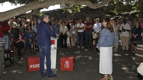 Imagen del discurso que realizó José Luis Rodriguez Zapatero