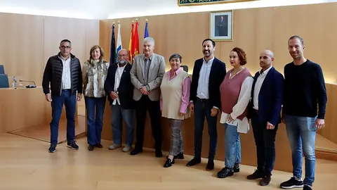 Concejales del grupo de gobierno de Tías.