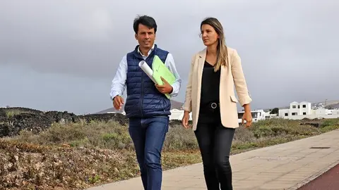 Marcos Bergaz junto a Jennifer Galán.