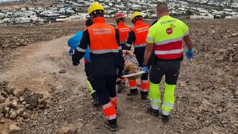 Imagen del traslado de la herida.