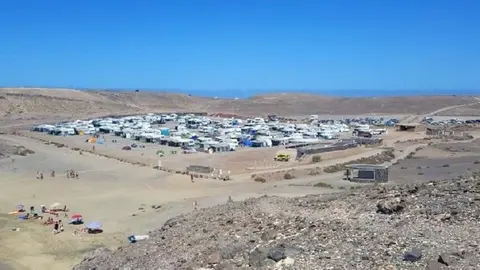 Camping de Papagayo.