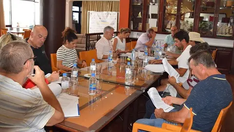 Imagen del encuentro en el Real Club Naútico de Arrecife.