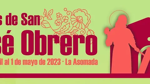 Cartel Fiestas de San José Obrero La Asomada 2023.