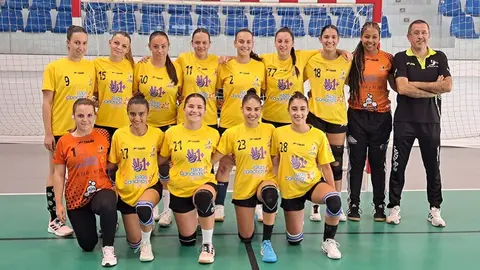 Juveniles del Balonmano Puerto del Carmen.