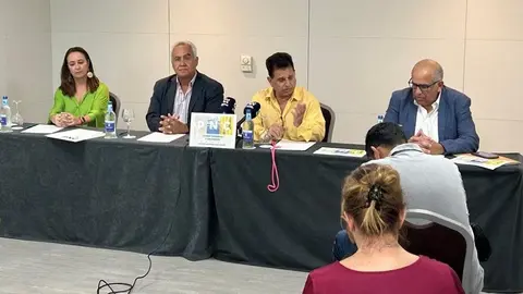 Rueda de prensa del PNC para anunciar la ruptura con CC.