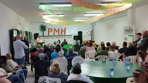 Imagen del acto de la inauguración de la nueva sede. 