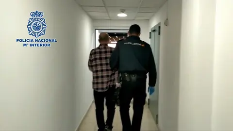 Detención realizada por la Policía Nacional por venta de droga.