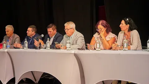 José Juan Cruz en la Asamblea de AMTCanarias.