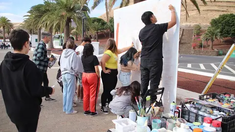 Taller del ciclo del Espacio Participativo Joven de Yaiza.