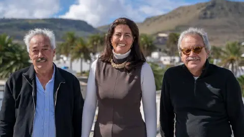 Fernando Fontes, Evelia García y José Torres. 