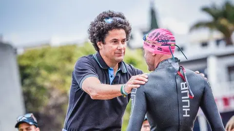 Juan Carlos Albuixech en una de las pruebas en las que participa y se involucra