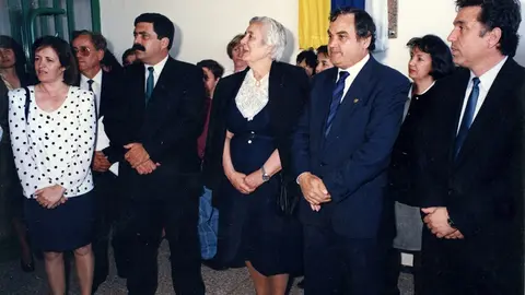Imagen de la Inauguración del centro Mercedes Medina en 1991.