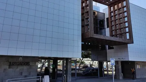 Imagen del Juzgado de Arrecife donde se reúnen los integrantes de la Junta Electoral.