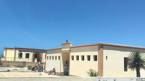 Imagen del Albergue este lunes por la mañana