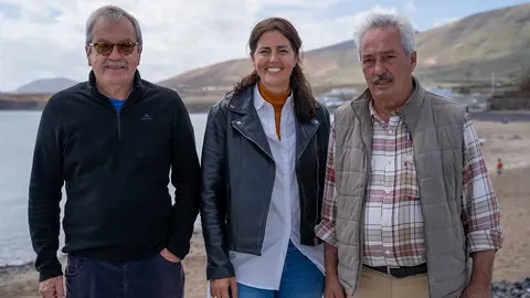 Evelía García, José Torres Stinga y Fernando Fontes.