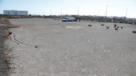 Imagene del terreno cedido para las viviendas protegidas de Maneje.