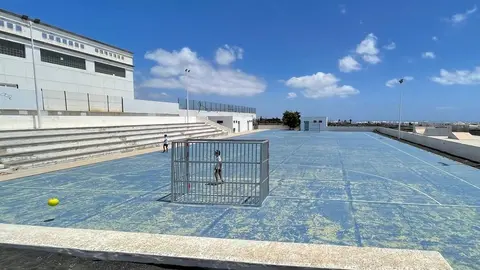 Imagen del tipo de porter&iacute;a que se ha colocado.