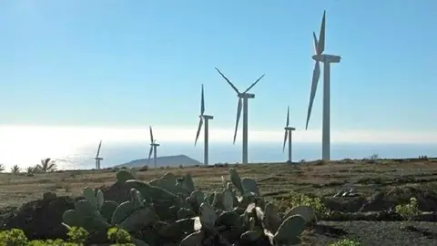Parque E&oacute;lico de Los Valles.