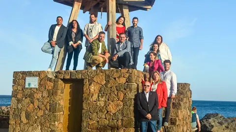 Foto del equipo de NC en Teguise.