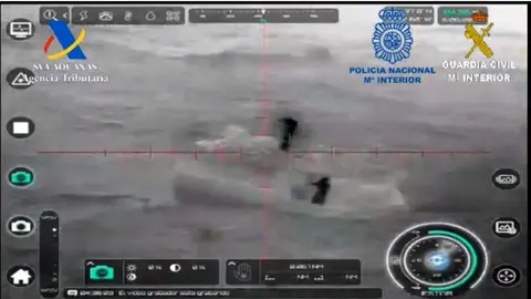 Pesquero interceptado con cocaína al sur de Canarias.