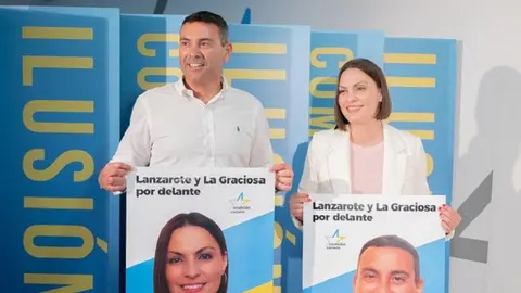 Oswaldo Betancort y Migdalia Machín.