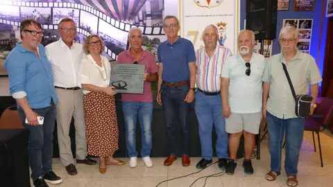 Momento de la entrega del reconocimiento